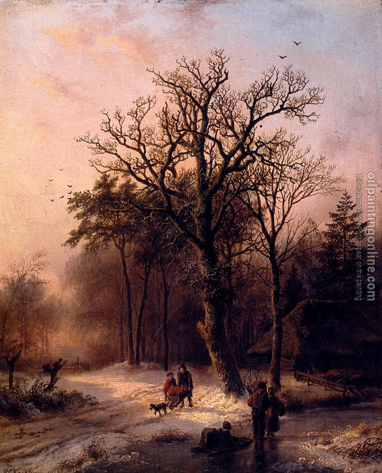 Koekkoek, Barend Cornelis - Forest In Winter